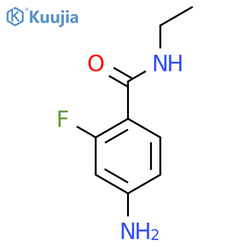 4-amino-N-ethyl-2-fluorobenzamide structure