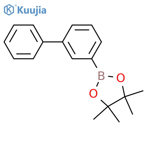 2-([1,1'-Biphenyl]-3-yl)-4,4,5,5-tetramethyl-1,3,2-dioxaborolane structure