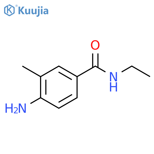 4-amino-N-ethyl-3-methylbenzamide structure
