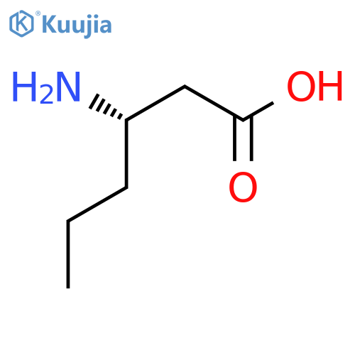 (S)-3-Aminohexanoic acid structure