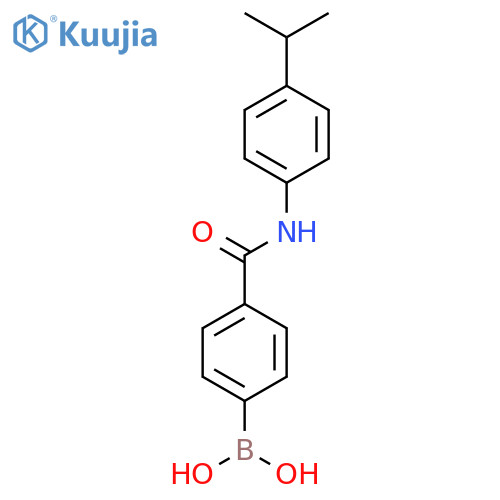 B-[4-[[[4-(1-Methylethyl)phenyl]amino]carbonyl]phenyl]Boronic acid structure