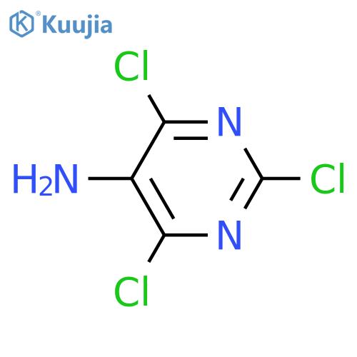 2,4,6-Trichloropyrimidin-5-amine structure