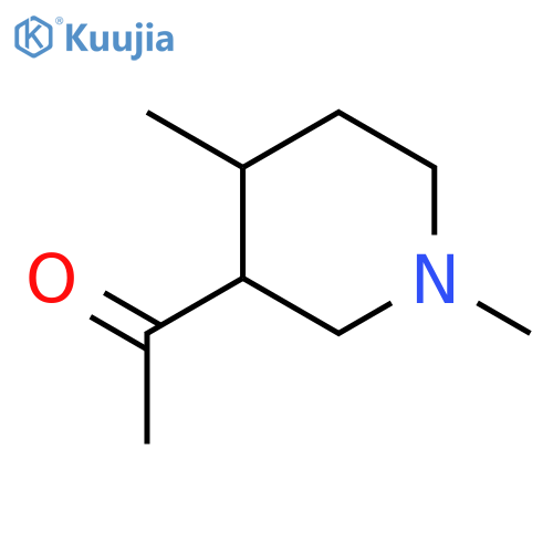 Ethanone,1-(1,4-dimethyl-3-piperidinyl)- structure