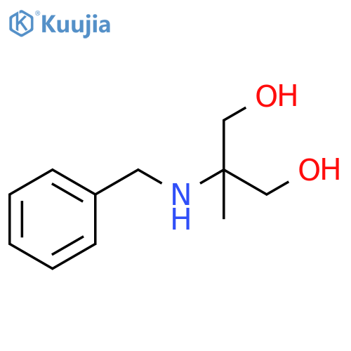 2-(benzylamino)-2-methylpropane-1,3-diol structure
