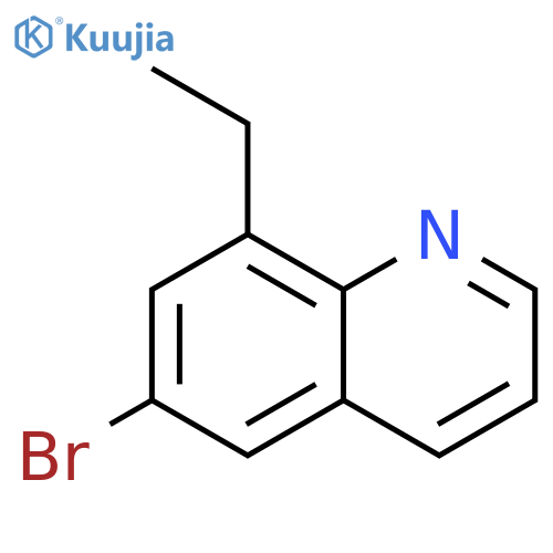 6-bromo-8-ethylquinoline structure