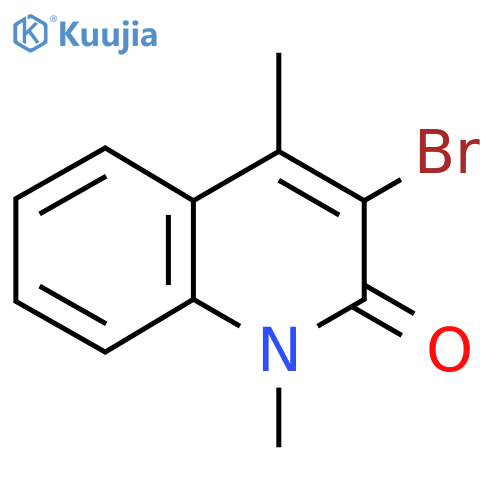 3-Bromo-1,4-dimethylquinolin-2(1H)-one structure