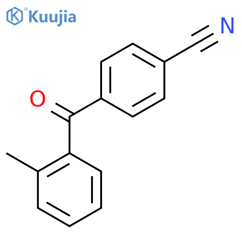 4-(2-Methylphenyl)carbonylbenzonitrile structure