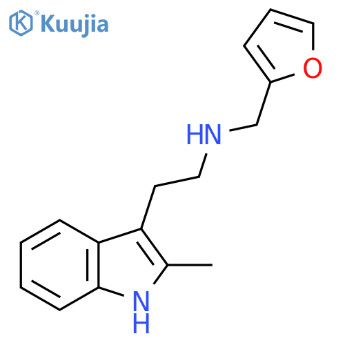 (furan-2-yl)methyl2-(2-methyl-1H-indol-3-yl)ethylamine structure