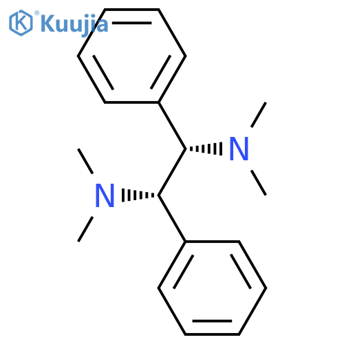 (1S,2S)-N,N,N',N'-Tetramethyl-1,2-diphenylethane-1,2-diamine structure