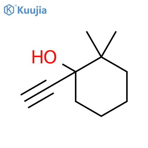 1-ethynyl-2,2-dimethylcyclohexan-1-ol structure