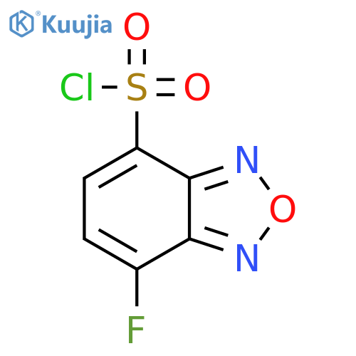 4-(Chlorosulfonyl)-7-fluoro-2,1,3-benzoxadiazole structure