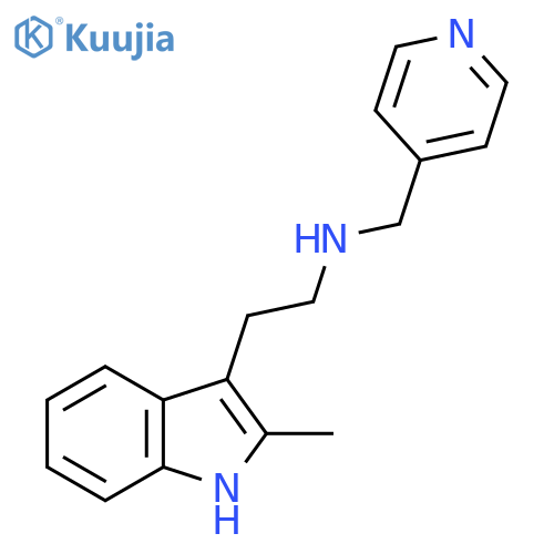 2-(2-methyl-1H-indol-3-yl)ethyl(pyridin-4-yl)methylamine structure