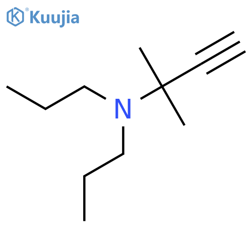2-methyl-N,N-dipropyl-3-Butyn-2-amine structure
