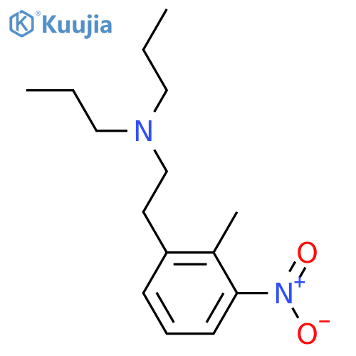 N,N-Dipropyl-2-(2-methyl-3-nitrophenyl)ethylamine structure