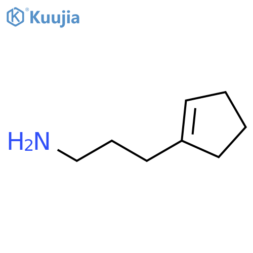 1-CYCLOPENTENE-1-PROPANAMINE structure