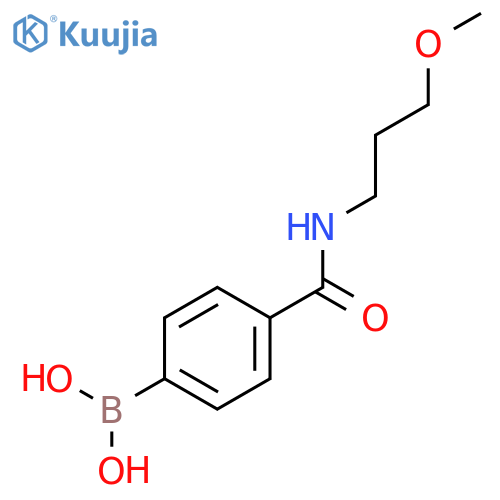 4-(3-Methoxypropylcarbamoyl)phenylboronic Acid structure
