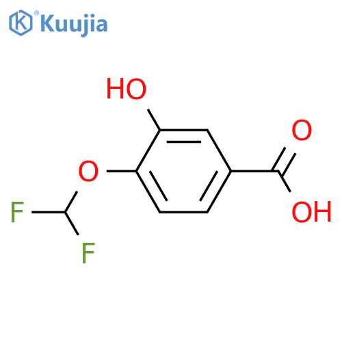 4-(Difluoromethoxy)-3-hydroxybenzoic acid structure
