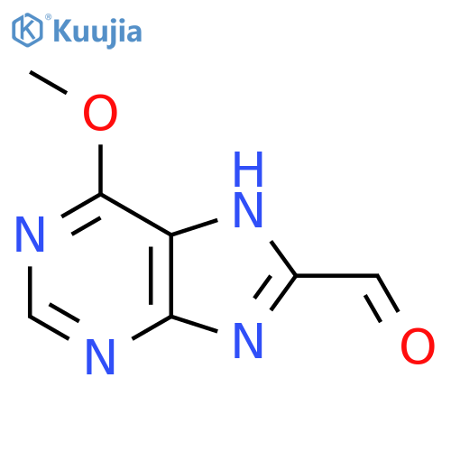 6-Methoxy-7H-purine-8-carbaldehyde structure