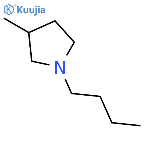 1-butyl-3-methylpyrrolidine structure