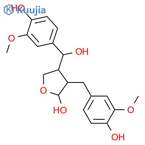 9,9'-Epoxy-8,8'-lignan-3,3',4,4',7,9'-hexol; (7S,8R,8'R,9'R)-form, 3,3'-Di-Me ether structure