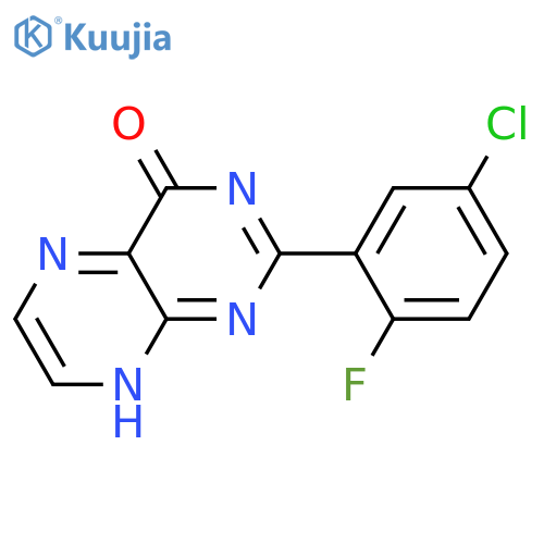 2-(5-Chloro-2-fluorophenyl)pteridin-4(3H)-one structure