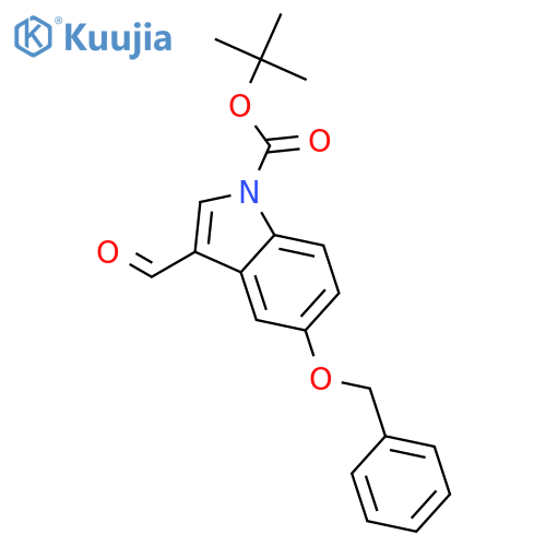 1-Boc-5-Benzyloxy-3-formylindole structure