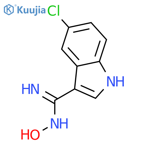 5-Chloro-N-hydroxyindole-3-carboxamidine structure