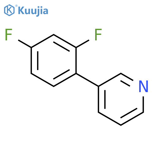 3-(2,4-Difluorophenyl)pyridine structure