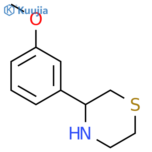 3-(3-Methoxyphenyl)thiomorpholine structure