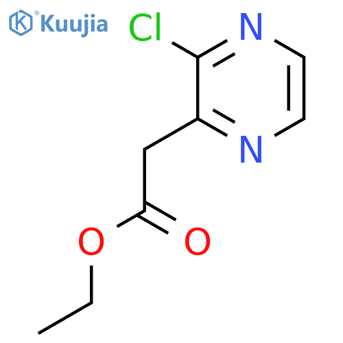 Ethyl 2-(3-chloropyrazin-2-YL)acetate structure