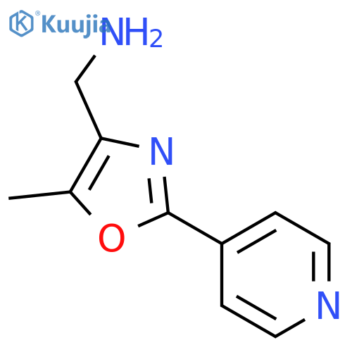 4-Aminomethyl-5-methyl-2-(pyridin-4-yl)oxazole structure