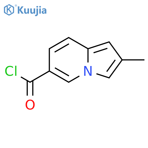 2-Methylindolizine-6-carbonyl chloride structure