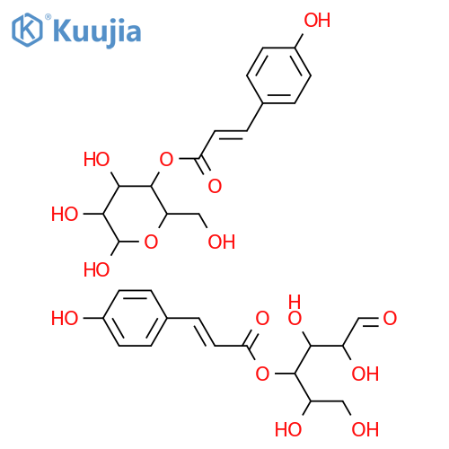 4-O-p-Coumaroylglucose structure