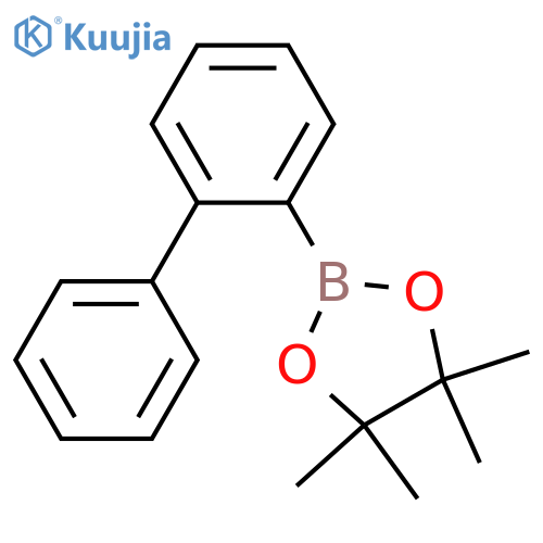 4,4,5,5-tetramethyl-2-(2-phenylphenyl)-1,3,2-dioxaborolane structure