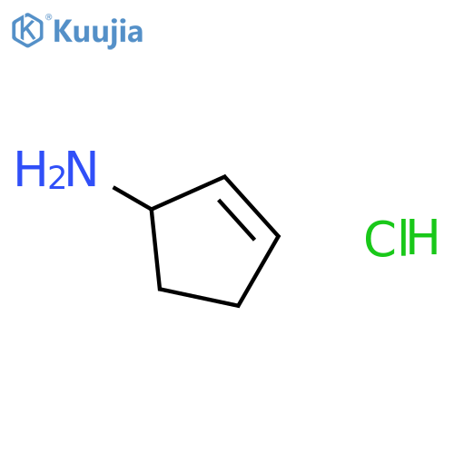 cyclopent-2-en-1-amine hydrochloride structure