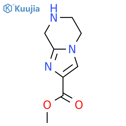 Methyl 5,6,7,8-tetrahydroimidazo[1,2-a]pyrazine-2-carboxylate structure