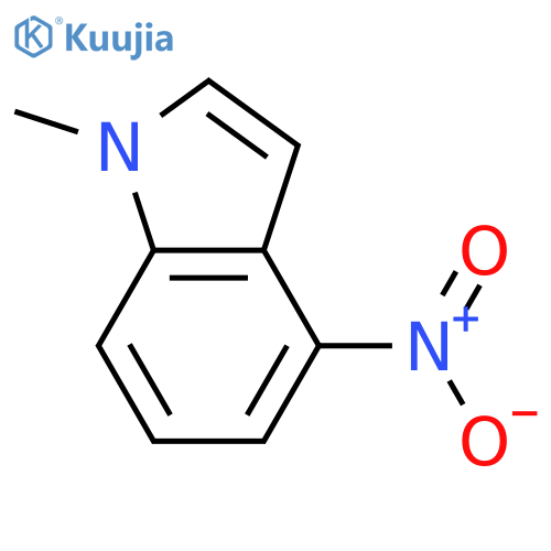 1-methyl-4-nitro-indole structure