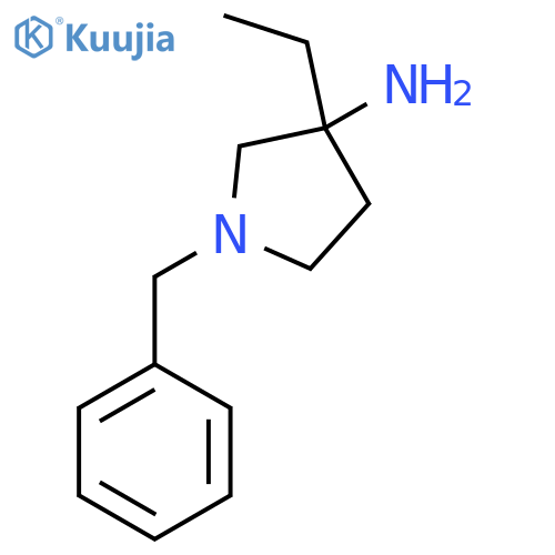 1-Benzyl-3-ethylpyrrolidin-3-amine structure