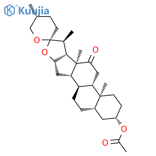 Hecogenin acetate structure