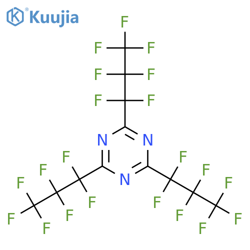 Tris(heptafluoropropyl)-s-triazine structure
