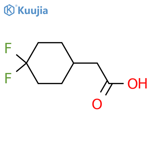 2-(4,4-Difluorocyclohexyl)acetic acid structure