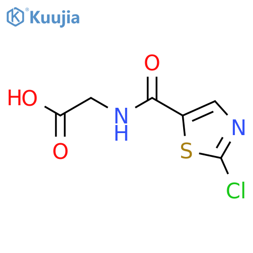 GLYCINE, N-[(2-CHLORO-5-THIAZOLYL)CARBONYL]- structure