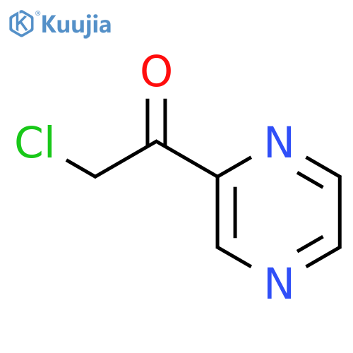 2-chloro-1-(pyrazin-2-yl)ethan-1-one structure
