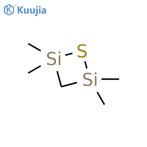 1-Thia-2,4-disilacyclobutane, 2,2,4,4-tetramethyl- structure