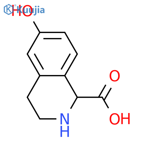 6-Hydroxy-1,2,3,4-tetrahydro-isoquinoline-1-carboxylic Acid structure