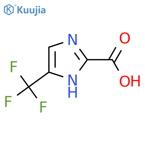4-(trifluoromethyl)-1H-imidazole-2-carboxylic acid structure