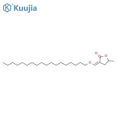 2(3H)-Furanone, dihydro-5-methyl-3-[(octadecyloxy)methylene]- structure