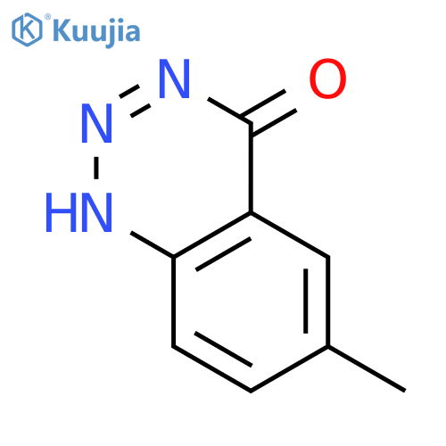 6-methyl-3,4-dihydro-1,2,3-benzotriazin-4-one structure