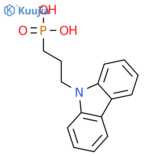 Phosphonic acid, P-[3-(9H-carbazol-9-yl)propyl]- structure