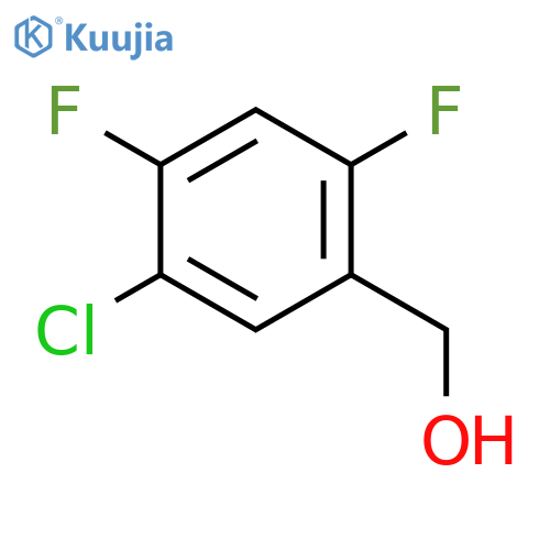 (5-chloro-2,4-difluorophenyl)methanol structure